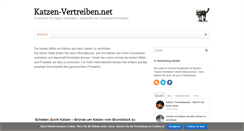 Desktop Screenshot of katzen-vertreiben.net