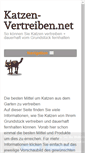 Mobile Screenshot of katzen-vertreiben.net